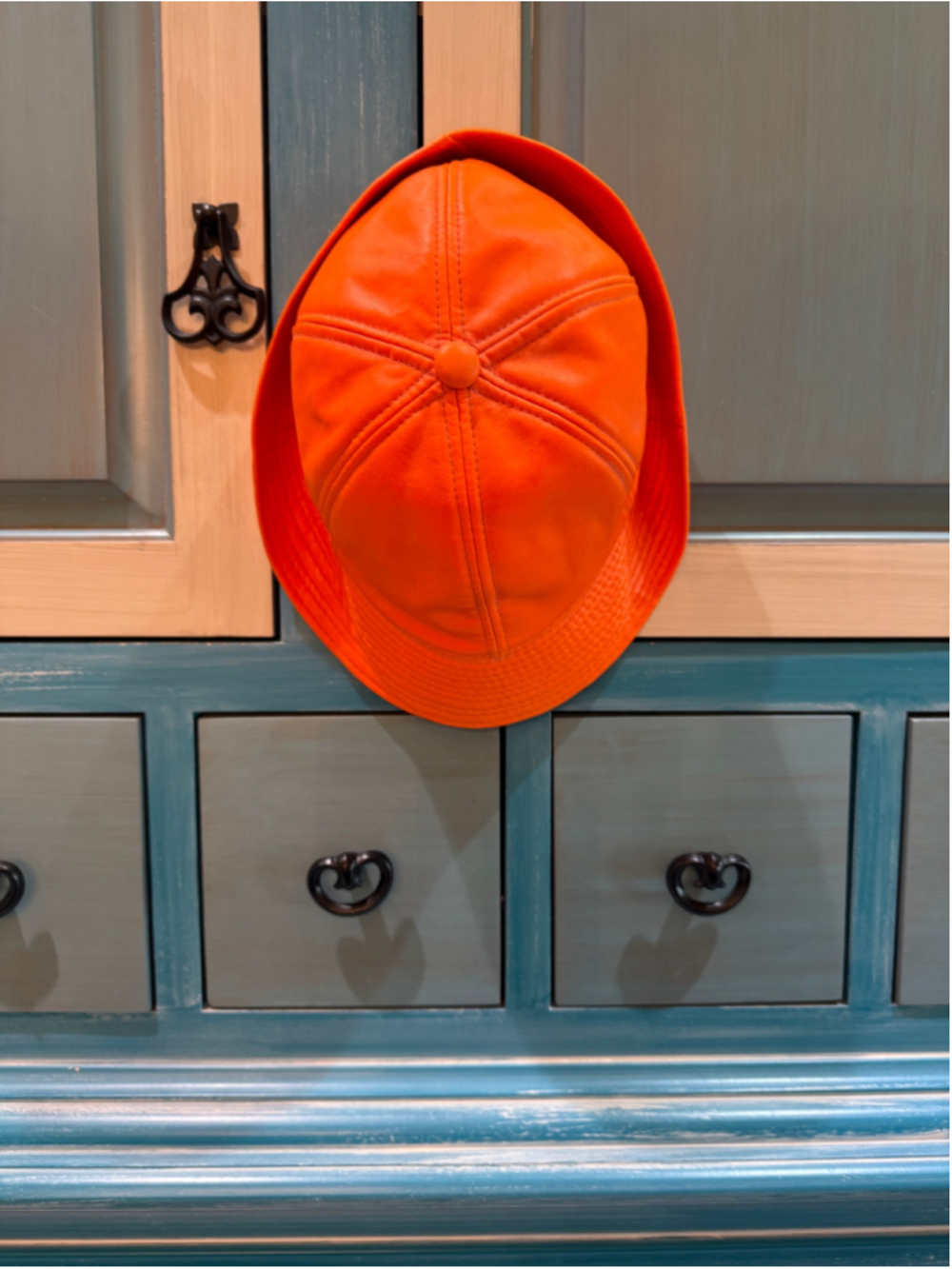 Men’s Unbranded Orange Bucket Hat One Size